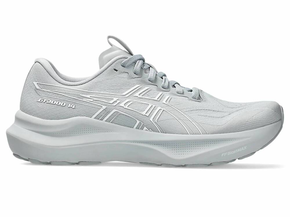 NEW ASICS women's gt-2000 14 running shoes in piedmont grey white